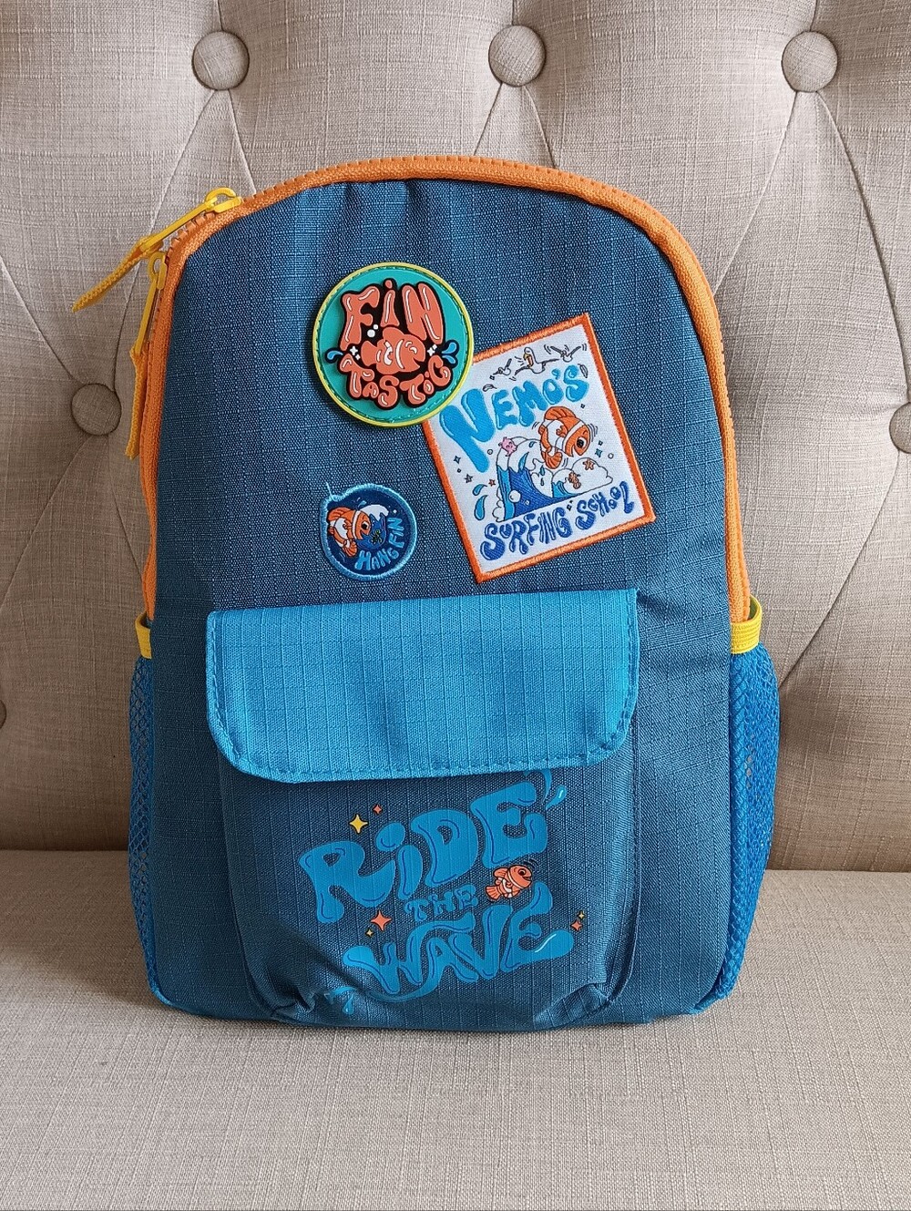 NWT Exclusive Disney Epcot Finding Nemo Ride The Wave Crossbody Sling Backpack